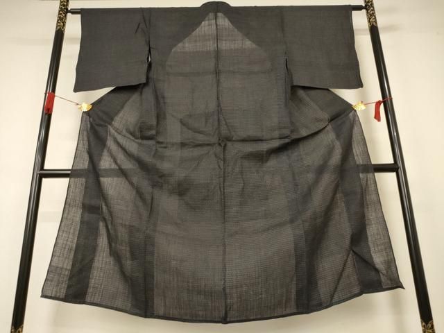 平和屋着物 夏物 上布 絣文 麻 AABA9388jd