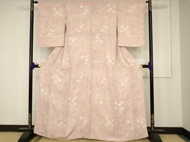 平和屋着物□上質な小紋 草花文 正絹 逸品 AAAZ5536ma