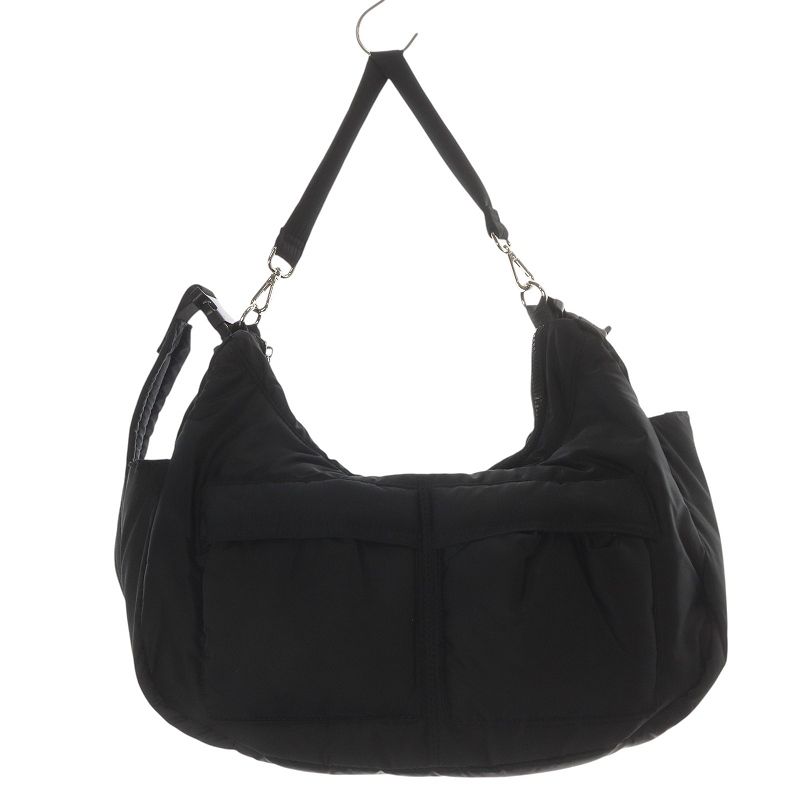 新品未使用/framework/ブラックショルダーバッグ/haru/ブラック ベターザングッド haru FRAMeWORK 2WAY NYLON SHOULDER BAG