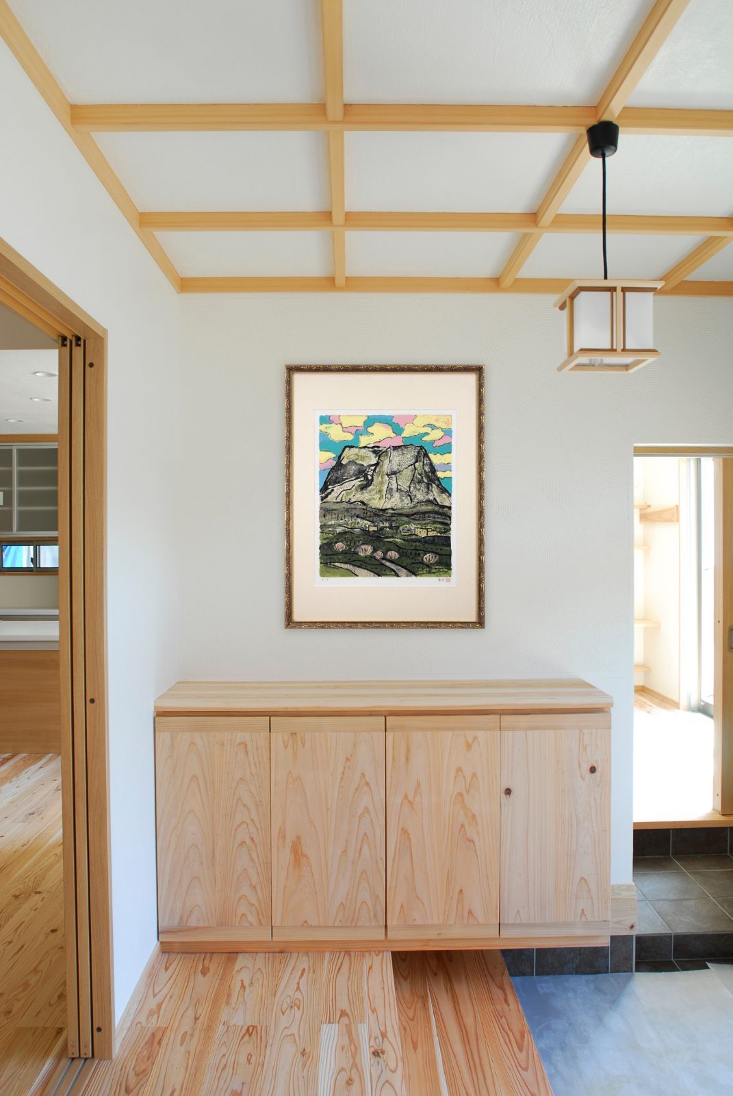 田崎広助 「春の妙高」 リトグラフ 版画 絵画 - メルカリ