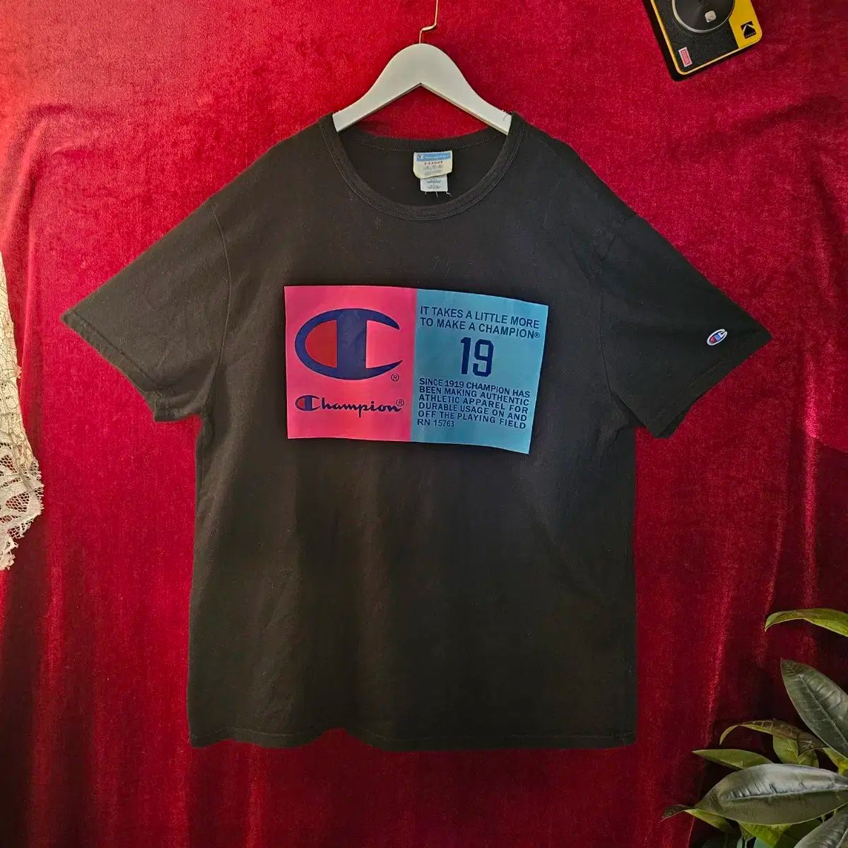 【雷市場（ポンジャン）商品韓国直送】Champion(チャンピオン) ヘリテージ 半袖 プリント Tシャツ XL サイズ