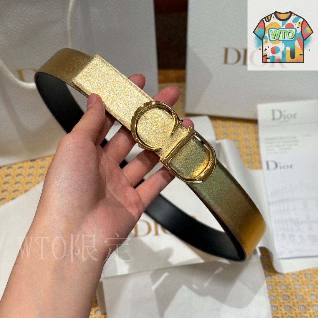 Dior 2way ベルト　ディオール DIOR ディオール カーフレザーベルト | アウトレットジャパン福岡