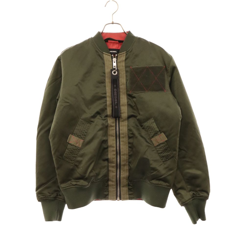 DIESEL (ディーゼル) レースアップデザイン ナイロンブルゾン 
