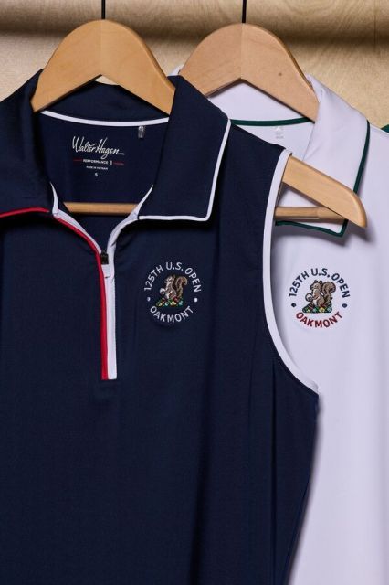 送料無料 ウォルターヘーゲン レディース ポロシャツ トップス 2025 U.S. Open Walter Hagen Women s Sleeveless Polo White