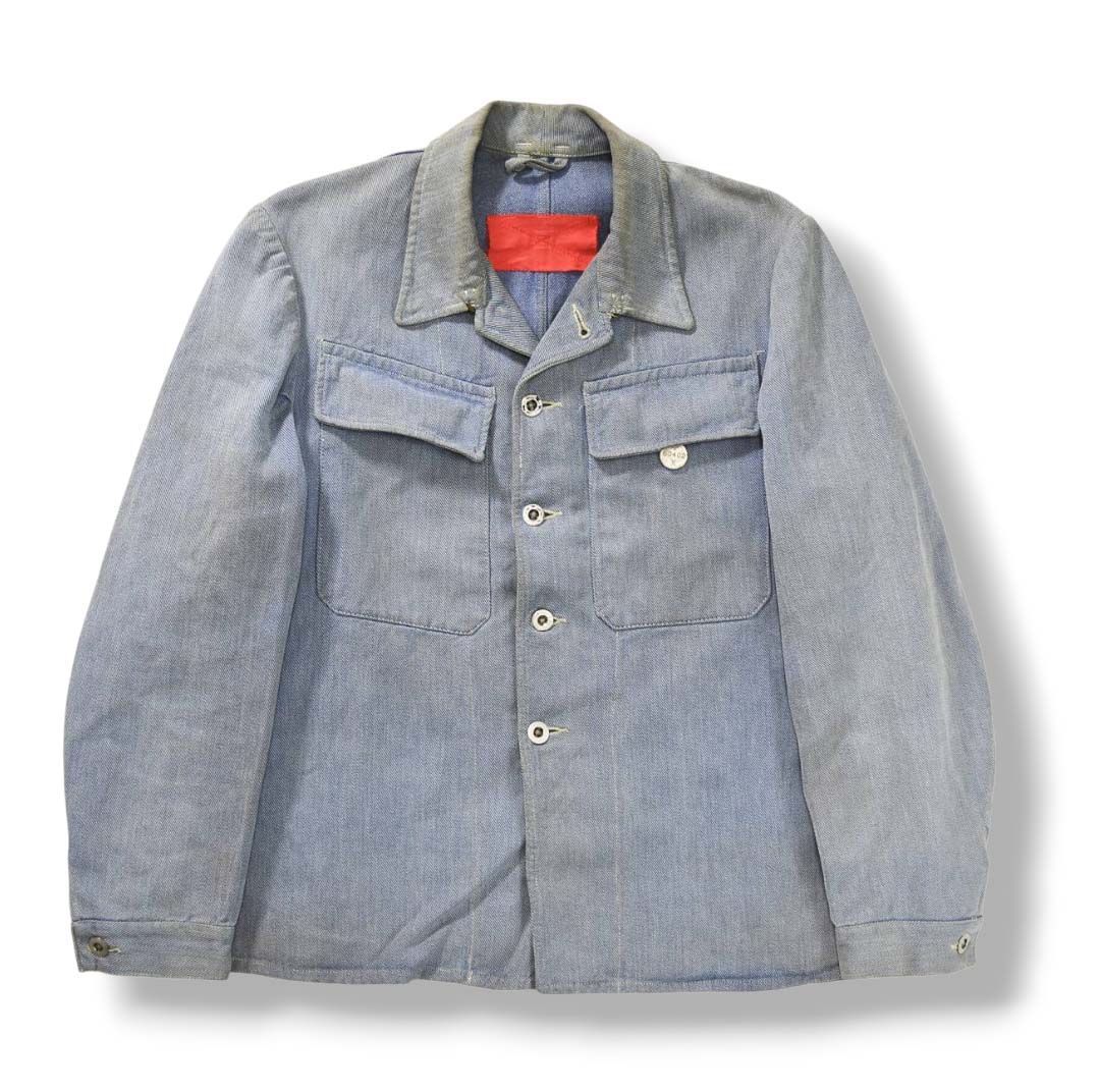 入手困難】 50s ユーロ ヴィンテージ スイス軍 デニム ワーク