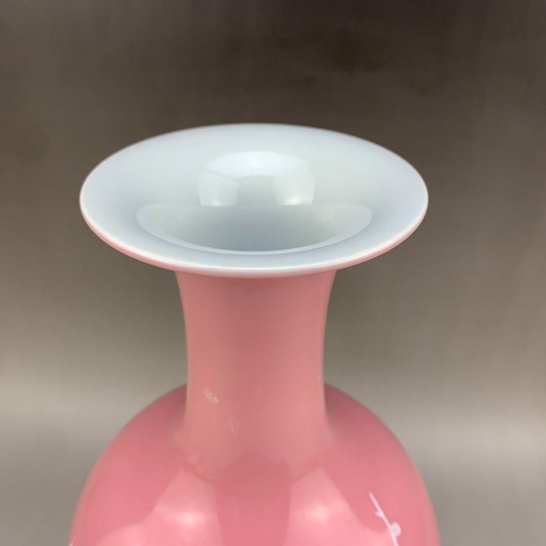 パステルカササギ梅花瓶  景徳鎮 陶磁器 装飾品 現代工芸品 美術品 置物 パステルカササギ梅花瓶 景徳鎮 陶磁器 装飾品 現代工芸品 美術