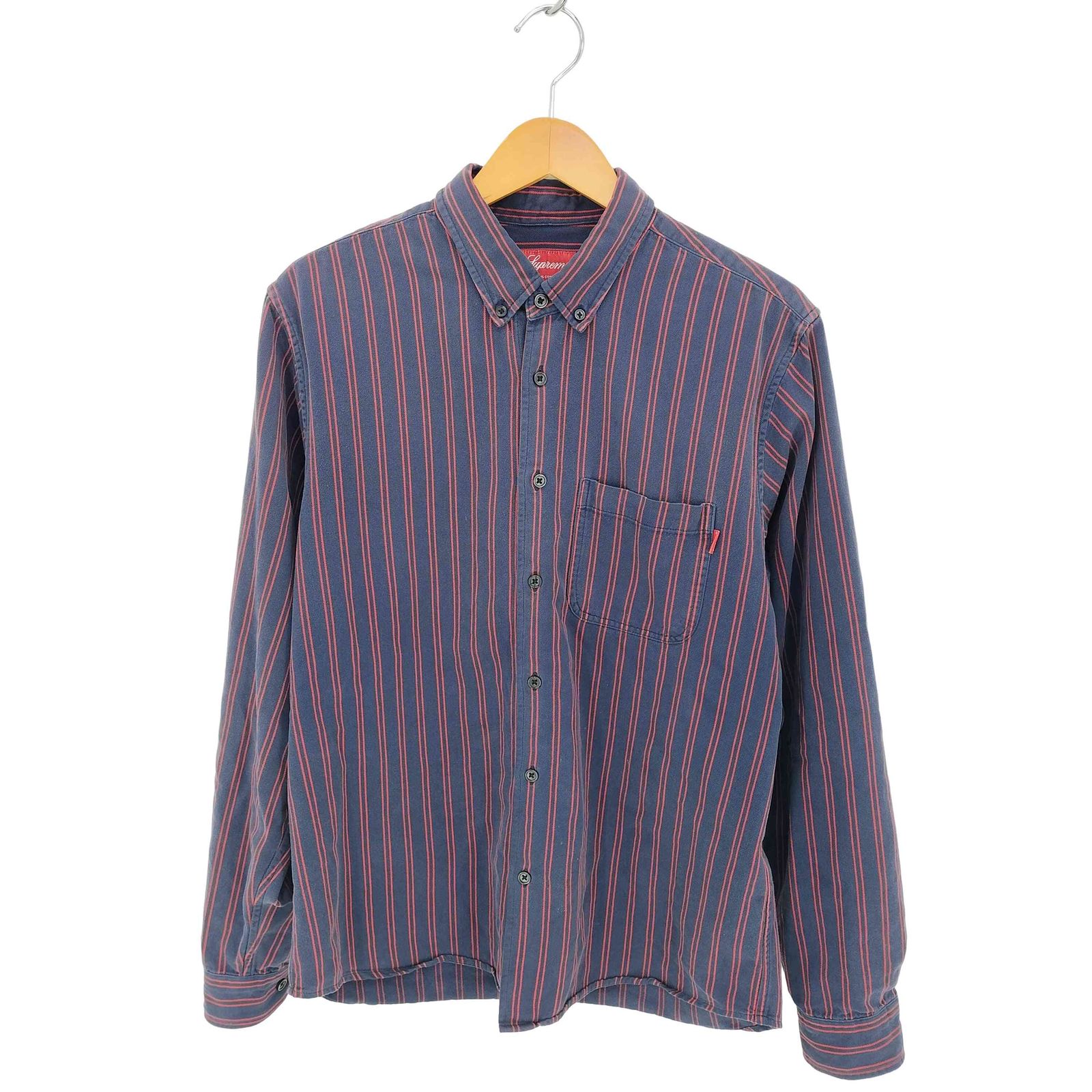 シュプリーム Supreme 19SS Stripe Twill Shirt メンズ import：M