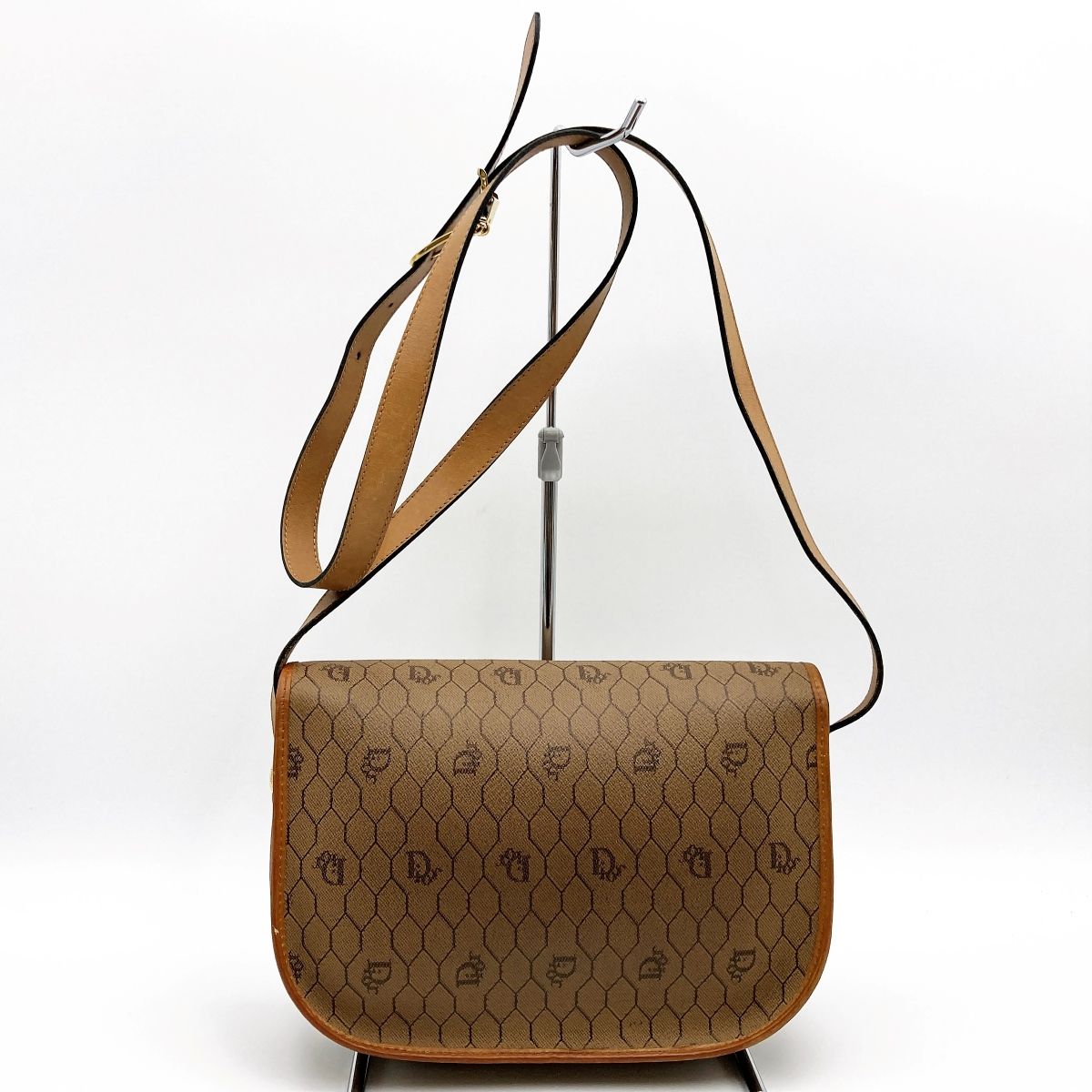Christian Dior クリスチャンディオール ハニカム柄 ショルダー