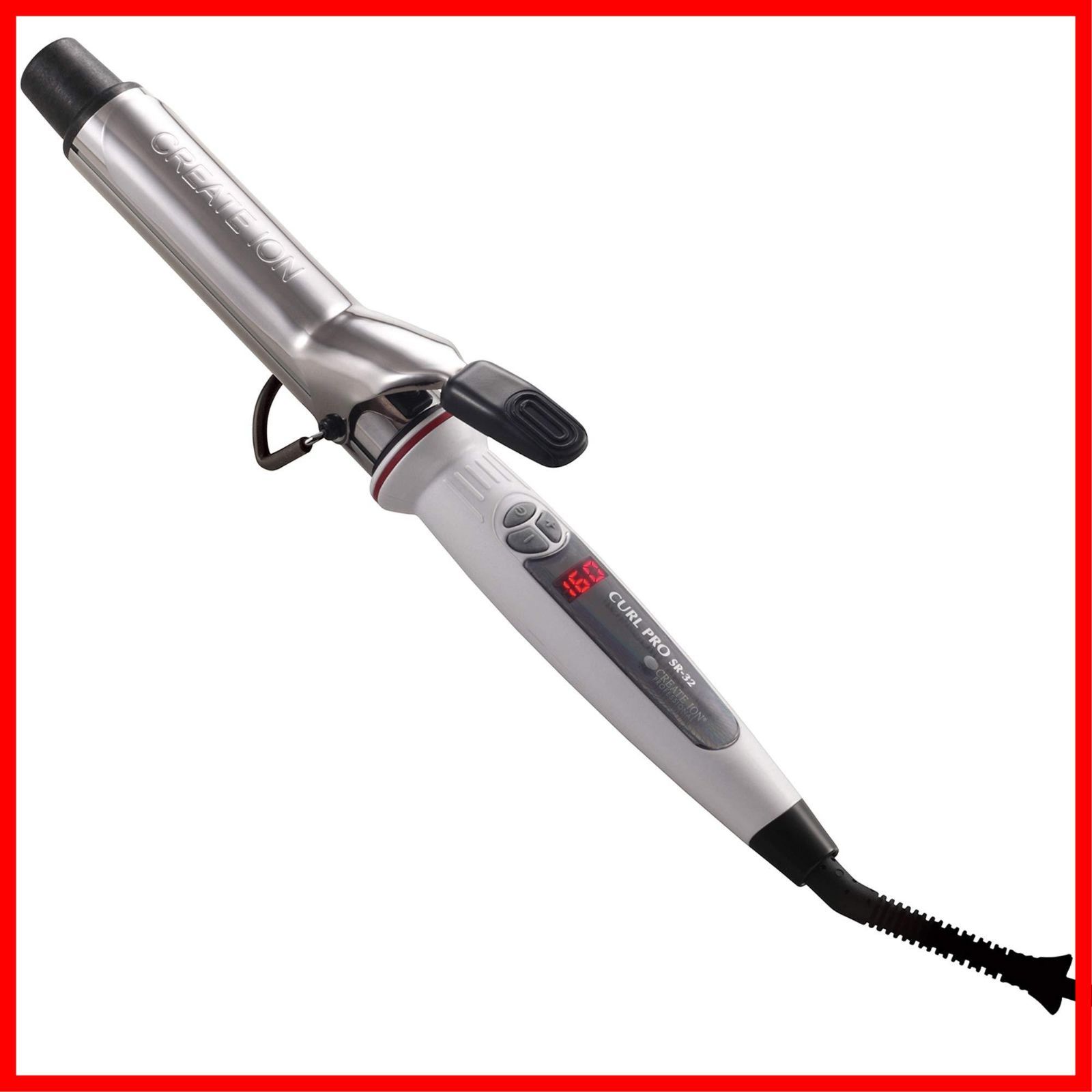 【数量限定】クレイツ ヘアアイロン イオンカール プロ 32mm C73310 SR-32 シルバー