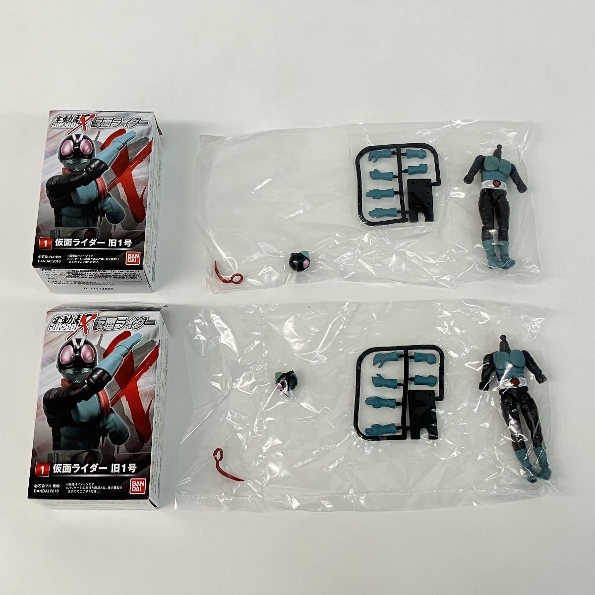 未使用品 掌動駆 SHODO 仮面ライダー 6個セット/旧1号/旧