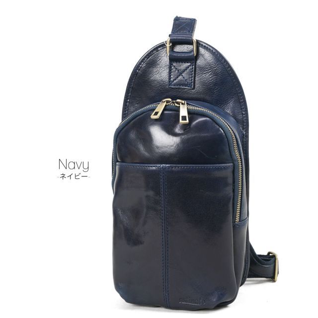 ボディバッグ メンズ Ostinato オスティナート イタリアンレザー