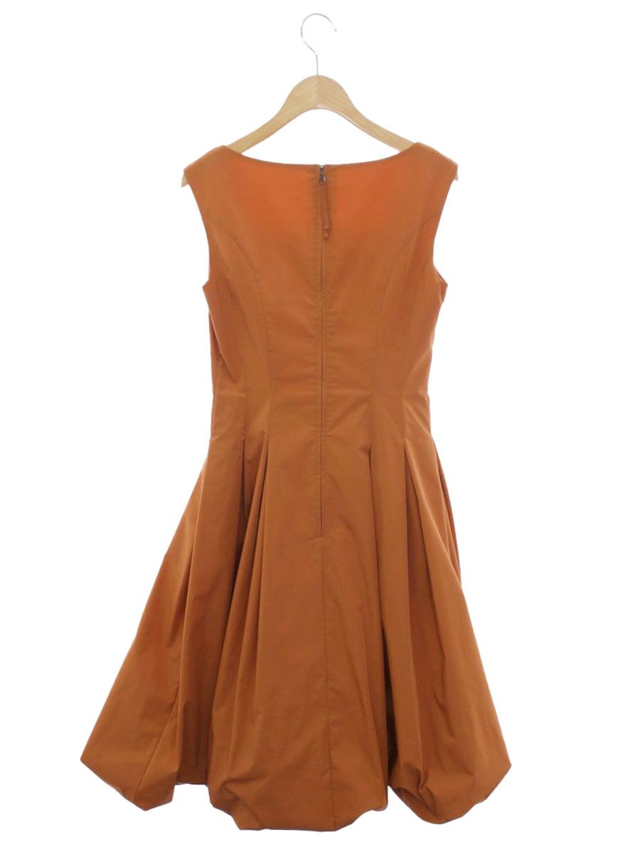 フォクシーニューヨーク 25183 ワンピース 38 オレンジ バルーン