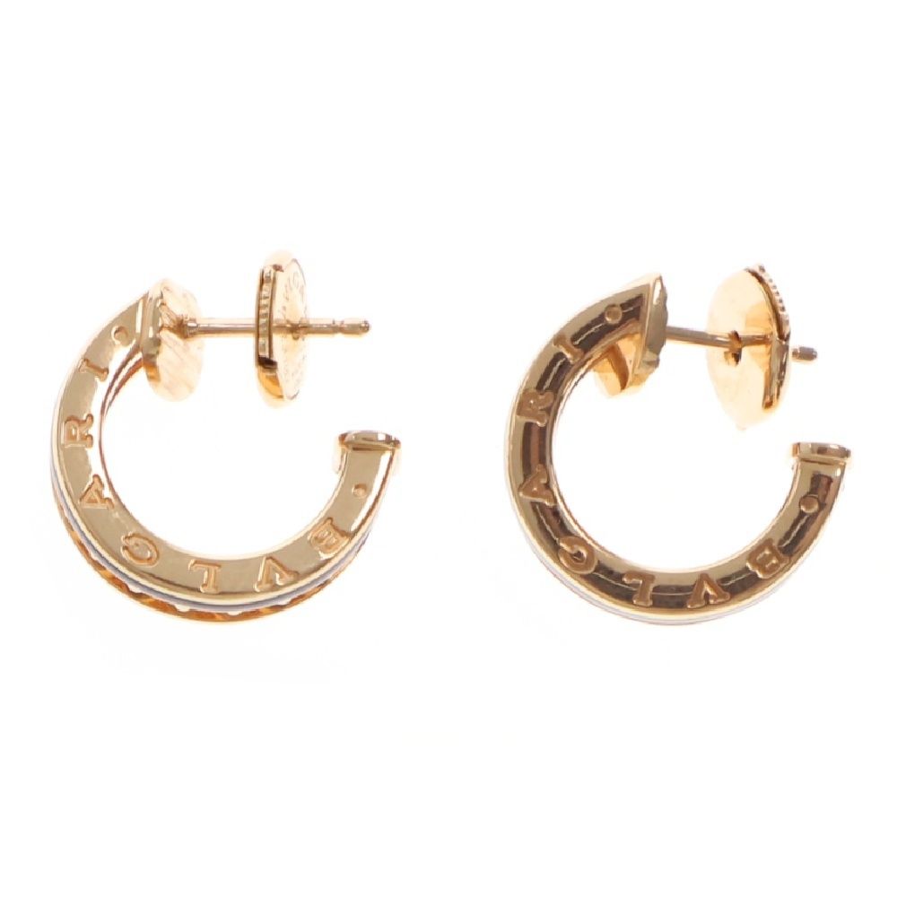 BVLGARI (ブルガリ) B-zero1 ビーゼロワン ロック フープピアス ピンク