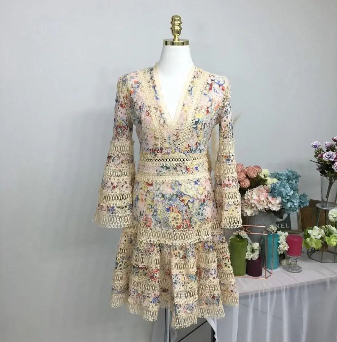 輸入ワンピースカンシスターズ シスター ハナ JULL LOG ジュローグ marie market マリマーケット リボンタイ deaube シスター ファン
