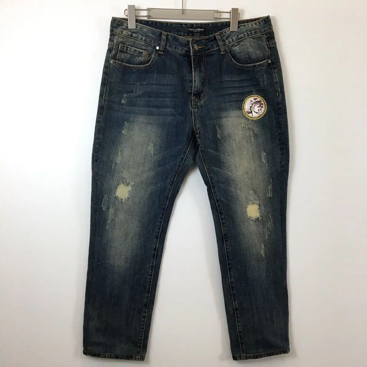 Dolceu0026Gabbana(ドルチェ＆ガッバーナ) 黒 プレート デニム 36 インチ