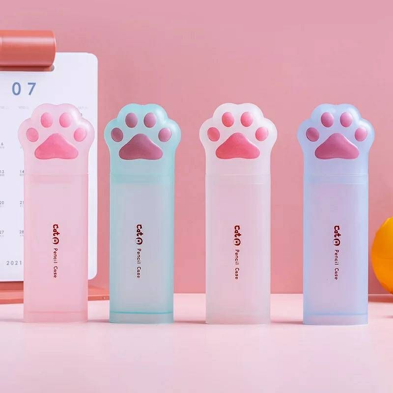 ネコ】肉球 ペンケース 筆箱 雑貨 ねこ 小物入れ ペンポーチ 肉球 