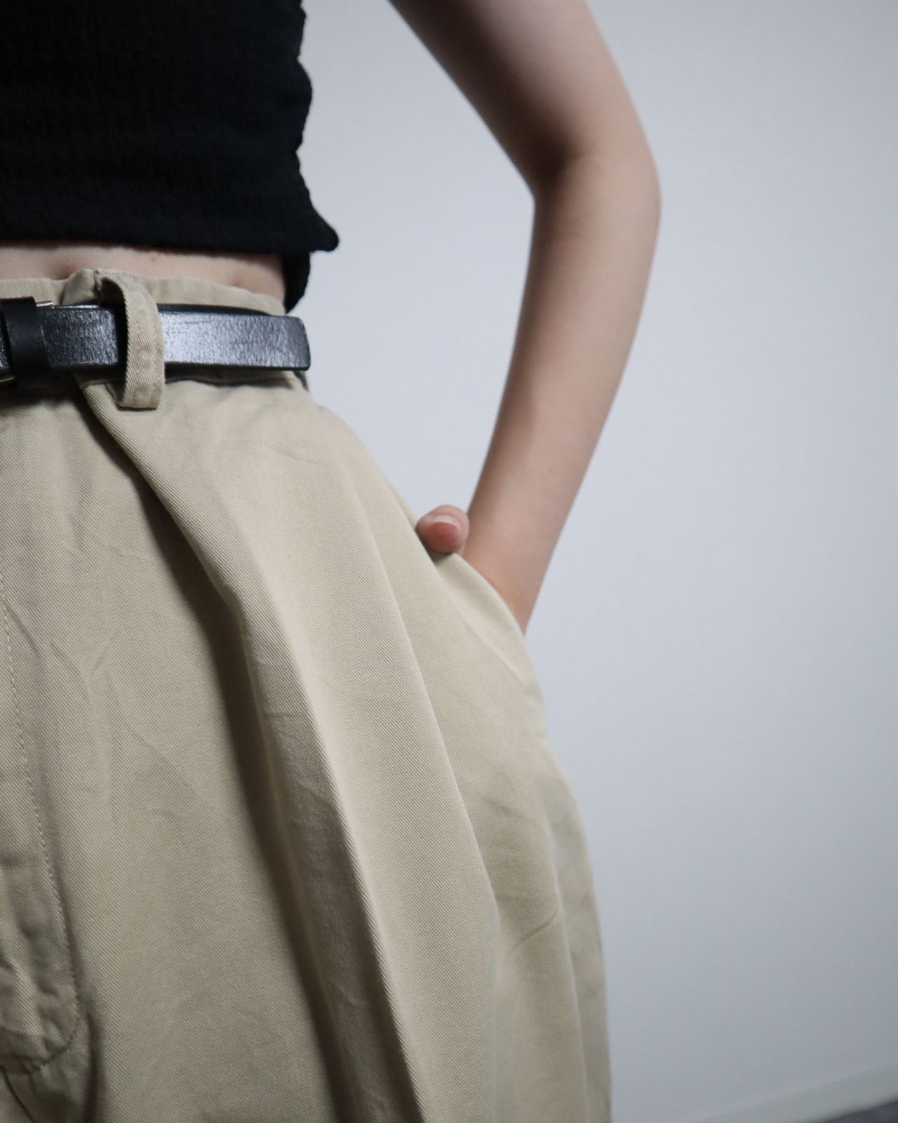 Ralph Lauren - 90's チノパン PRESTONモデル W36 1990s Polo by Ralph Lauren PRESTON PANT wide classic chino pants