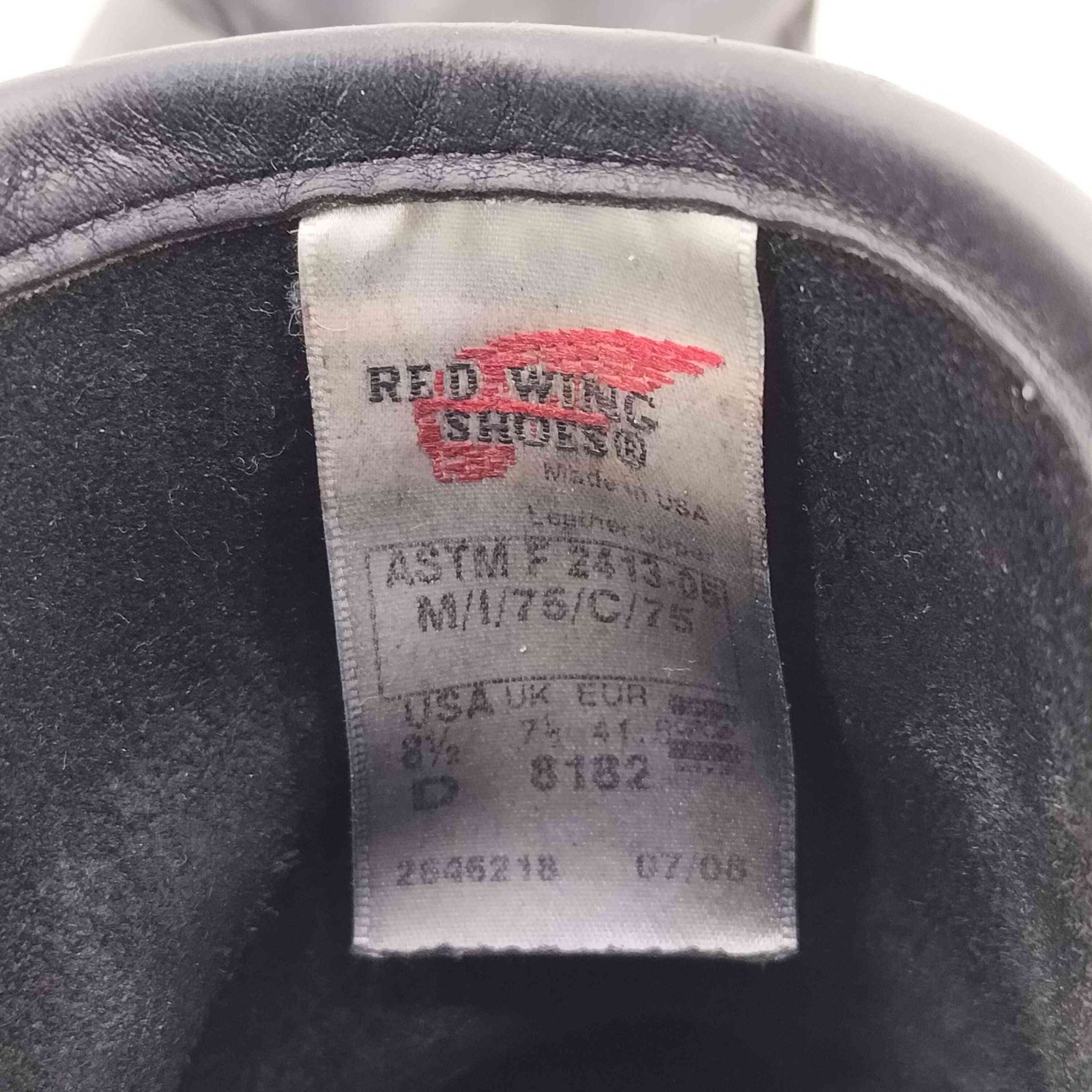 レッドウィング RED WING MADE IN USA エンジニアブーツ 8182 メンズ 8