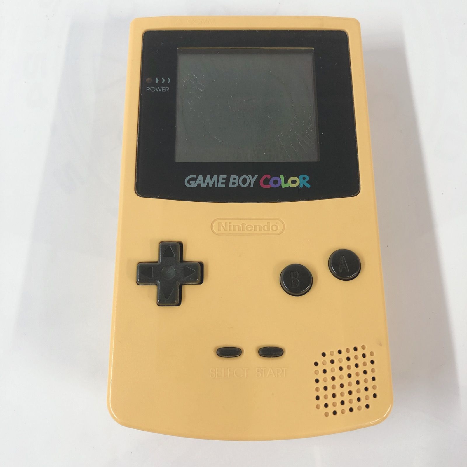 【ジャンク品】ゲームボーイカラー イエロー 本体のみ