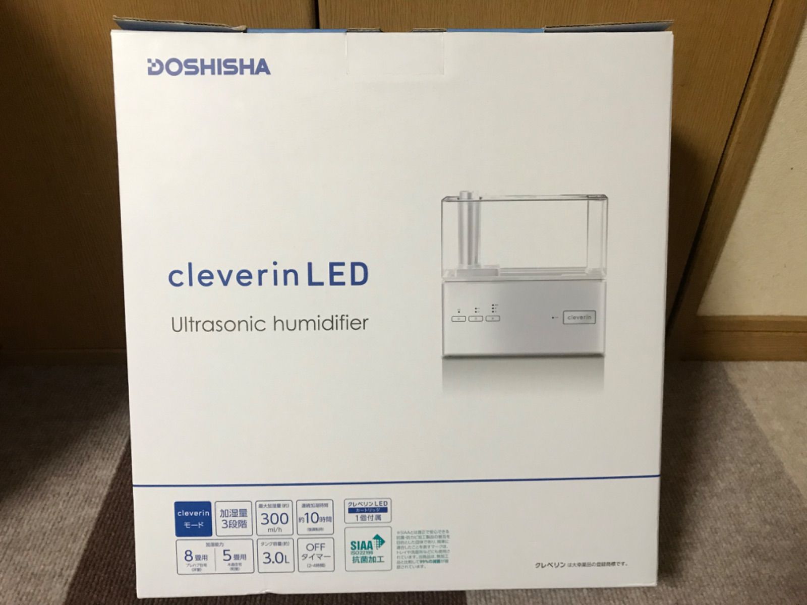 DOSHISHA クレベリンLED 超音波式加湿器　KMWV-301C