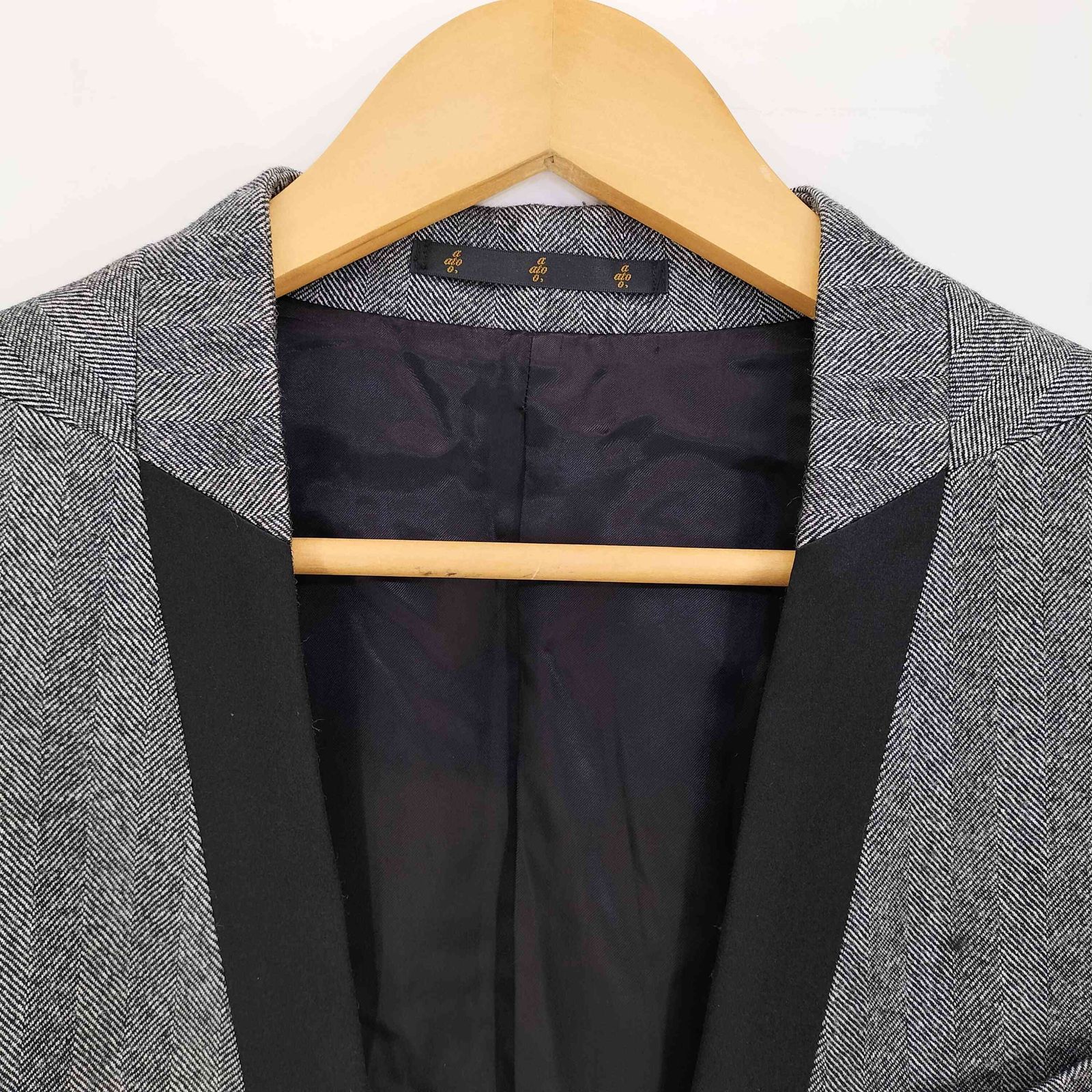ato メンズテーラードジャケット【ノーカラー】 ATO ジャケット ノーカラージャケット CLASSIC WOOL NO-COLLAR