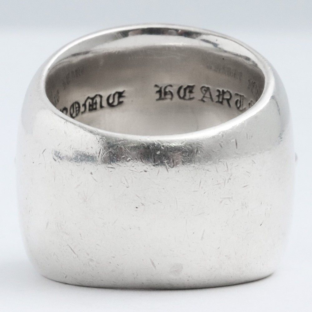 22号 CHROME HEARTS クラシックオーバルクロスリング シルバー