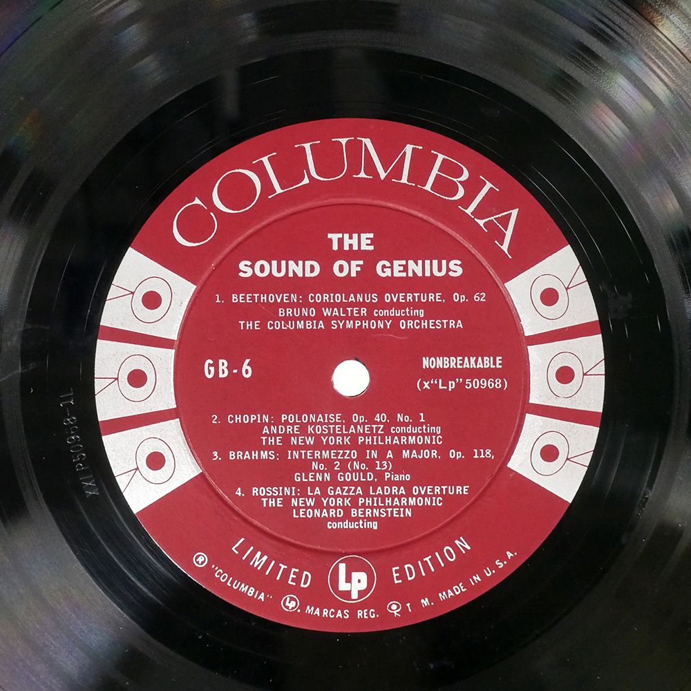 US盤 OST/SOUND OF GENIUS/COLUMBIA GB6 LP - メルカリ