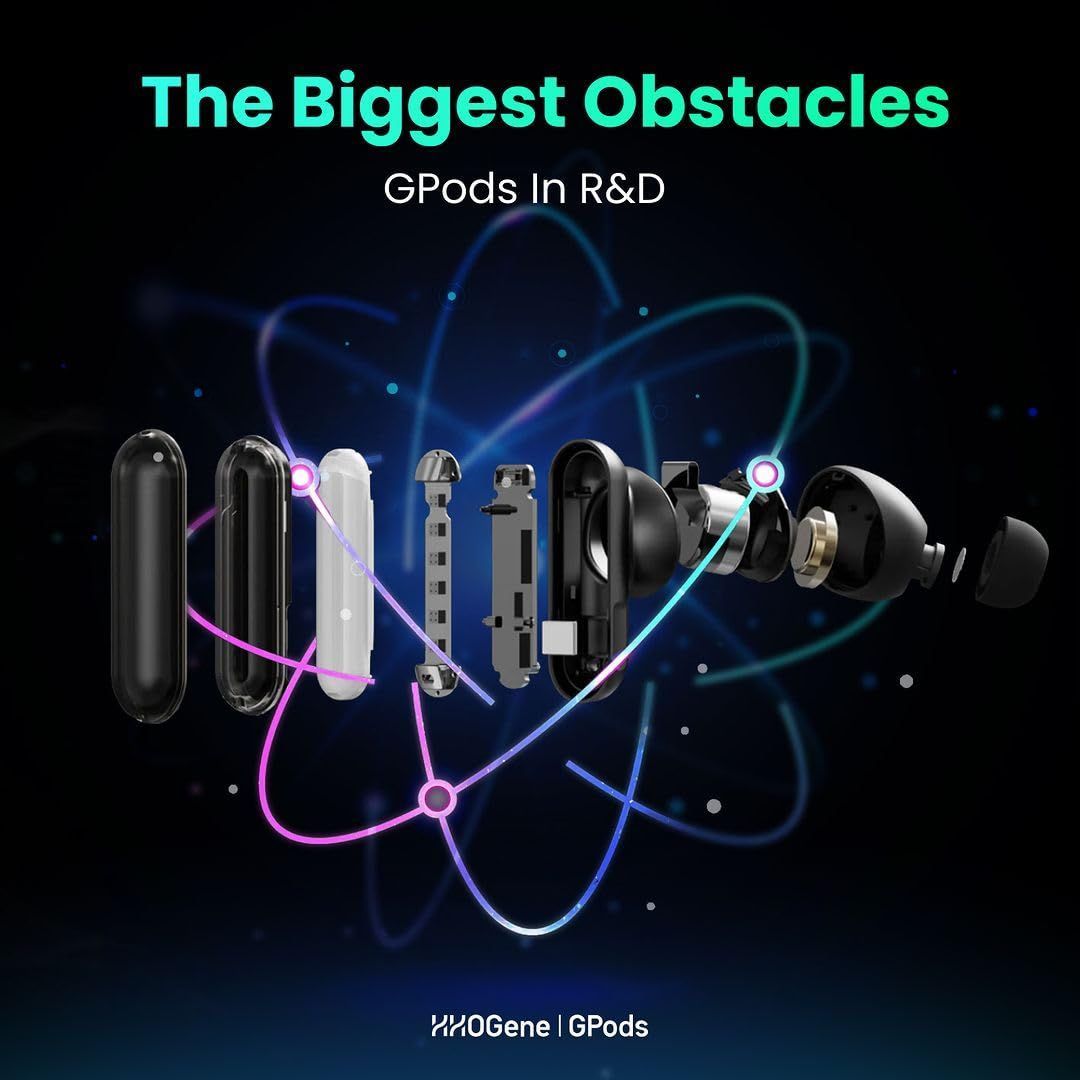 数量限定】HHOGene GPods のスマートライトイヤホンプレミアム 数量限定】HHOGene GPods のスマートライトイヤホンプレミアム