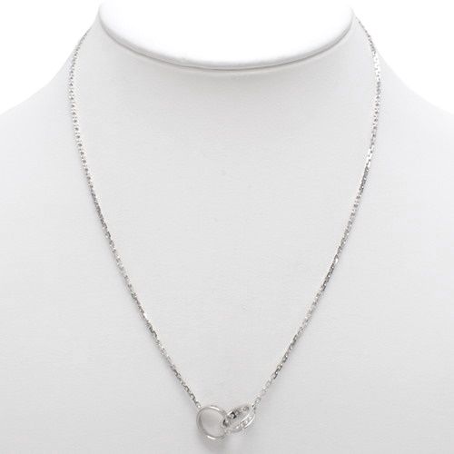 CARTIER(カルティエ) ラブコレクション LOVE ネックレス セミパヴェ  