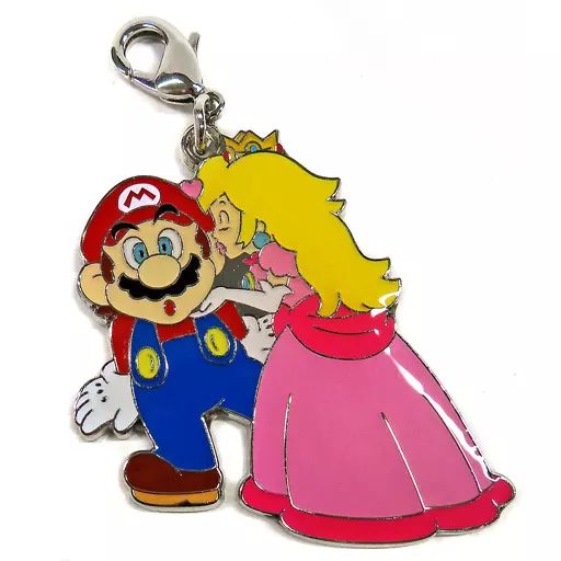 中古】雑貨 マリオ＆ピーチ姫 「スーパーマリオ チャーム