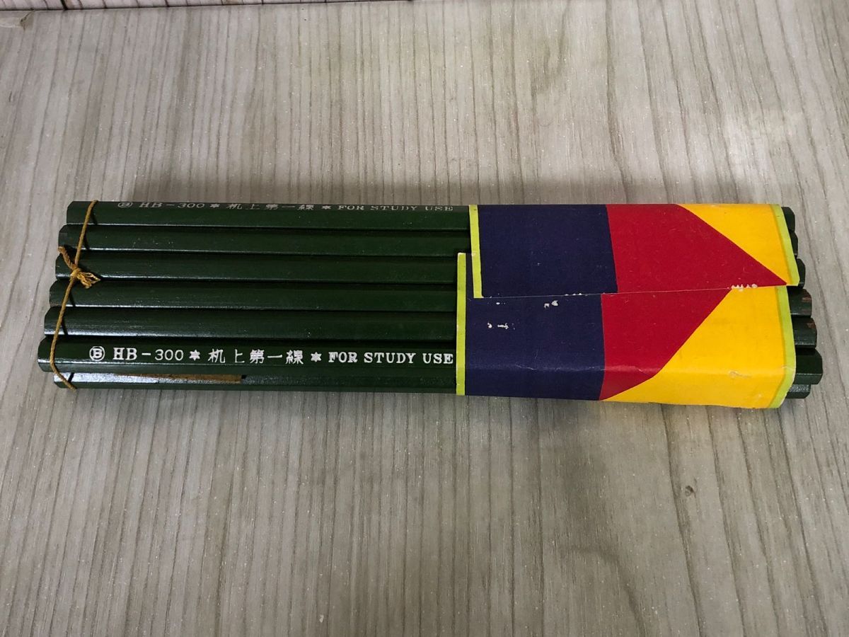 3-▲鉛筆 12本セット 1ダース 机上第一線 机上第1線 東部三菱會特撰 東部三菱会特撰 HB-300 FOR STUDY USE 当時物 昭和レトロ 3-△鉛筆 12本セット 1ダース 机上第一線 机上第1線 東部三菱會