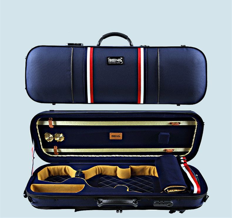 VIOLIN CASE バイオリンケース 楽器 弦楽器 オックスフォード 軽量 防撥水 ケース 長方形 3WAY リュック ショルダー 手提げ2108violin07