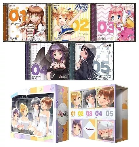中古】アニメCDセット ひなビタ♪ Five Drops 01～05 全5巻セット 