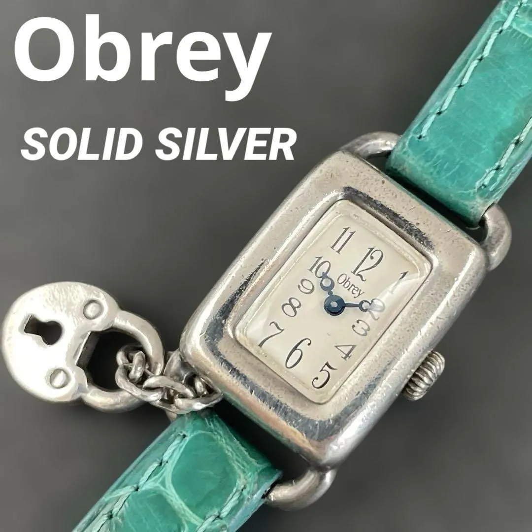 ジャンク 【不動】オブレイ OBREY Obrey オブレイ 腕時計 ジャンク品 オブレイ SV925 ソリッド シルバー