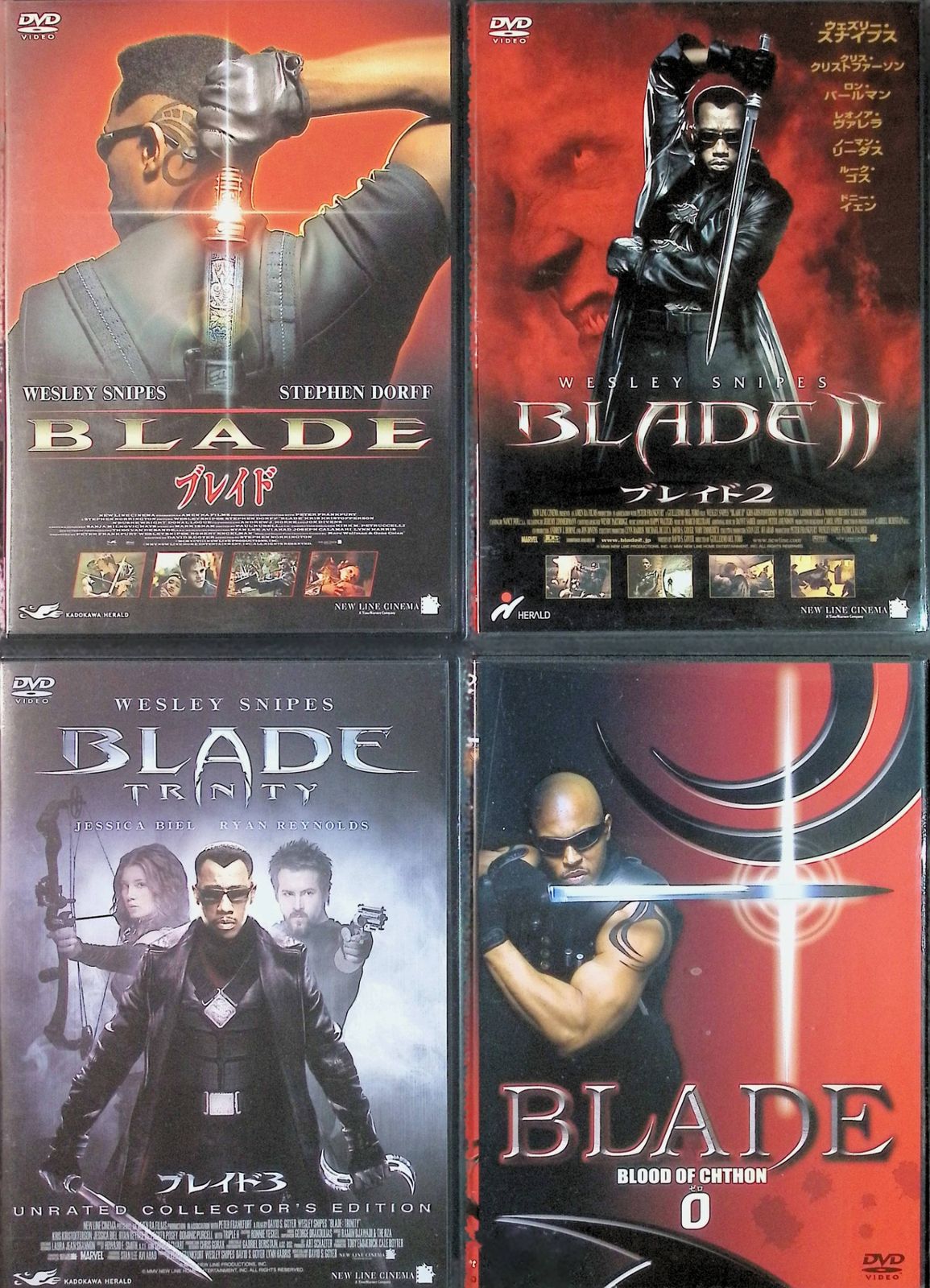 ブレイド 4作品セット（映画3部作＋TVシリーズ）[DVD] - メルカリ