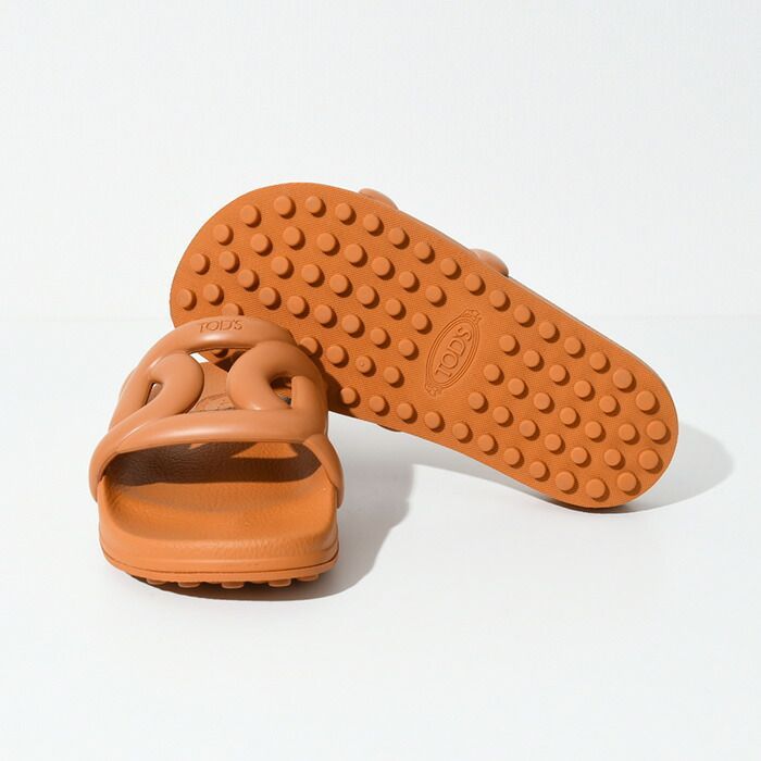 TOD'S ブラウン スライドサンダル TOD'S トッズ シューズ ラバースライド サンダル XXW13K0GO50SWM