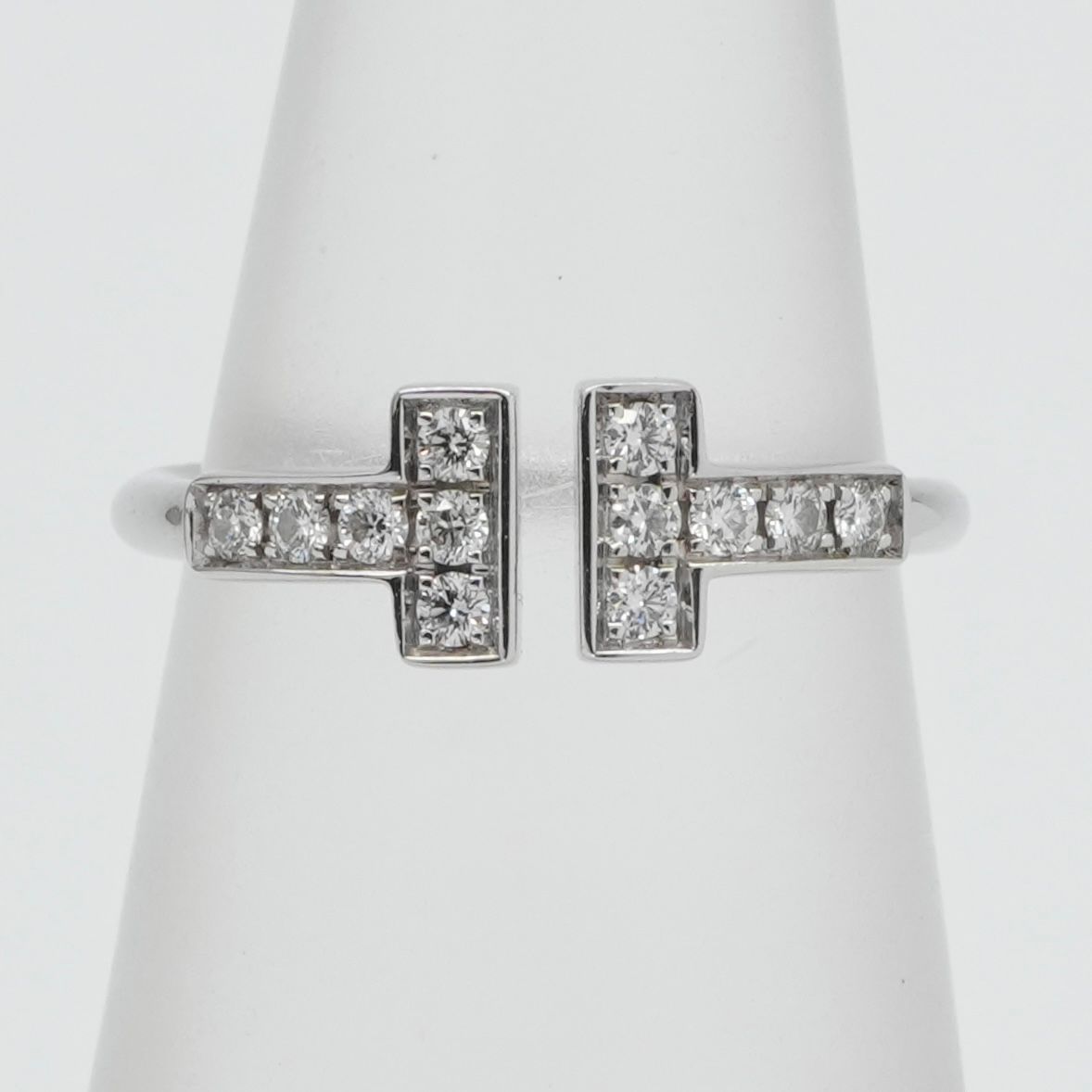 ティファニー TIFFANY&Co. ワイヤー リング Tワイヤー 18K ホワイト  