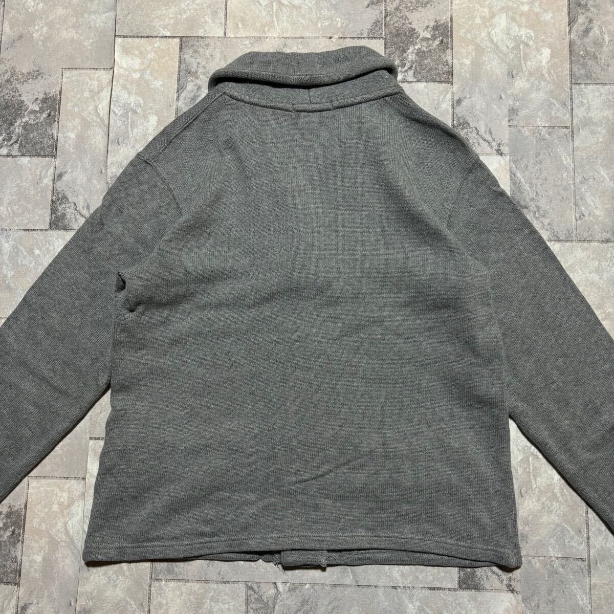 BEAMS ビームス ショールカラーカーディガン コットン ニット セーター 