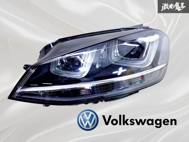 VWゴルフ7 5G ヘッドライト【右】キセノンHID (コンピュータバラスト付) VWゴルフ7 5G ヘッドライト【右】キセノンHID (コンピュータ