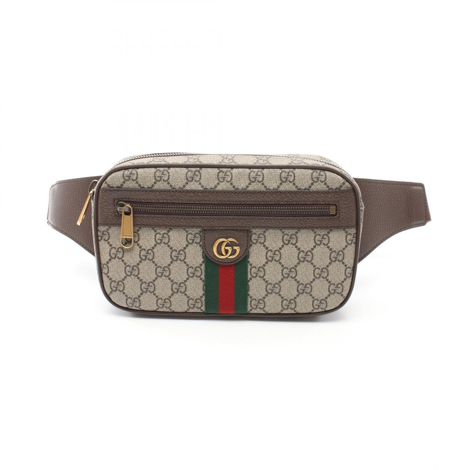 グッチ GUCCI ウエストバッグ ボディバッグ オフィディア GGスプリーム 57479697SIT8747 ベージュ|エボニー PVCコーティングキャンバス レザー ウエストバッグ ユニセックス