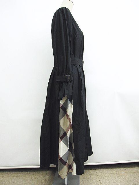 ブラック 側面チェック柄