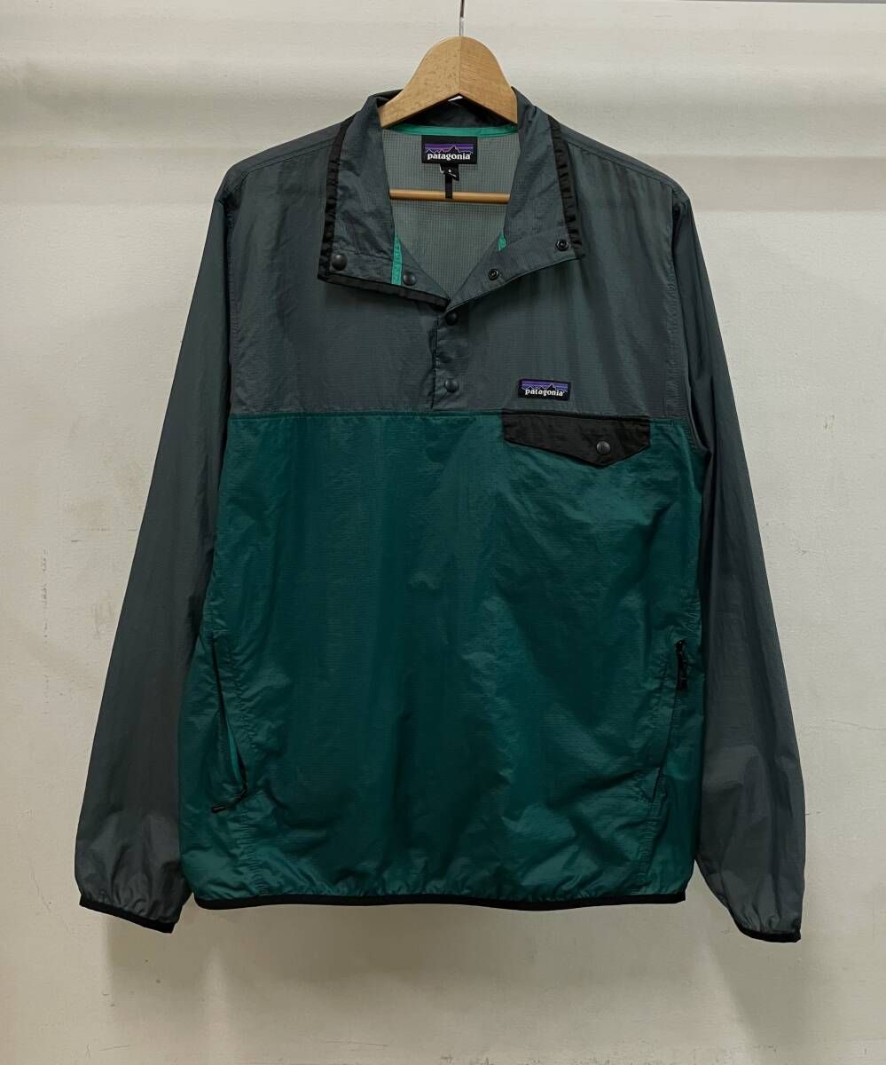 Patagonia パタゴニア 24150SP22 Houdini フーディー二 Snap-T Pullover プルオーバー ロゴ ジャケット サイズS バイカラー ベトナム製