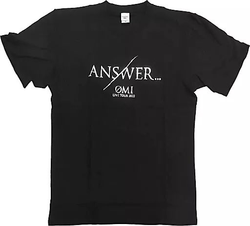 中古】Tシャツ OMI(登坂広臣) ANSWER ツアーTシャツ ブラック