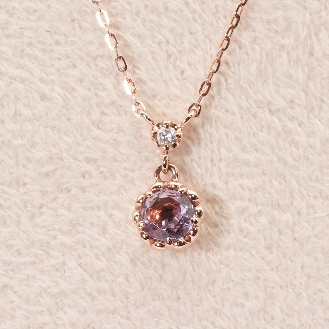 美品 ヴァンドーム青山 ハッピーブロッサム ネックレス K10/25-623S 