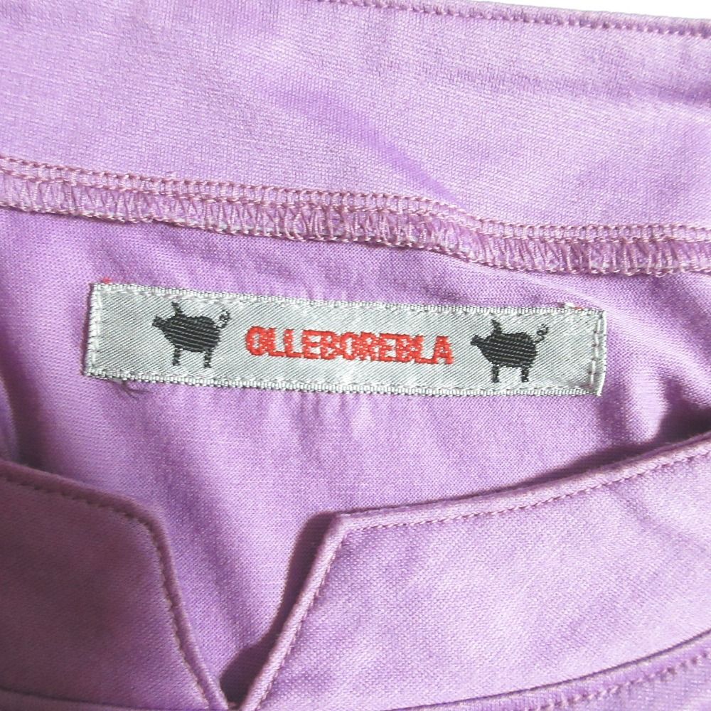 美品 OLLEBOREBLA オレボレブラ アルベロベロ フリル バックリボン 長袖 切替 チュニック プルオーバー カットソー レッド系 レディース 古着 中古 USED 美品 OLLEBOREBLA オレボレブラ アルベロベロ フリル バック