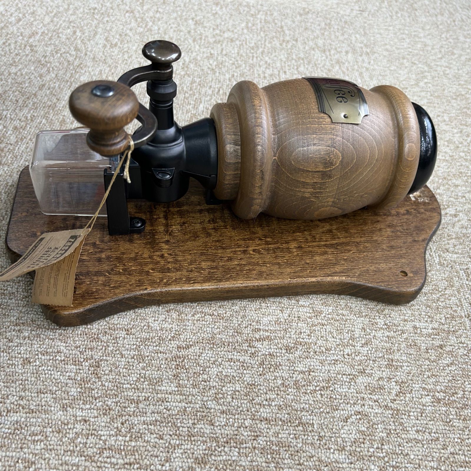 ☆タグ付き ザッセンハウス Zassenhaus 壁掛け式 木製 コーヒーミル