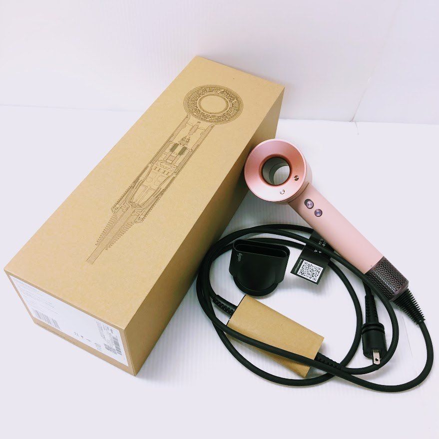 美品 中古 ダイソン ドライヤー Supersonic HD08 さくらロゼ