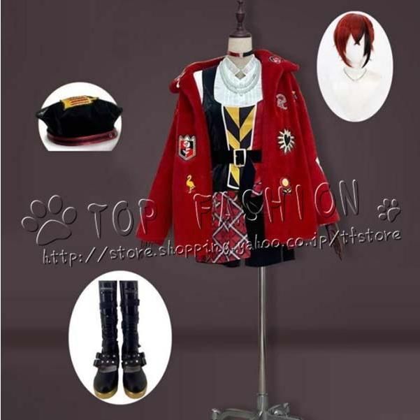 ツイステッドワンダーランド 夢の反逆者 リドル ローズハート Riddleコスプレ衣装 ウィッグ cosplay コスチューム A 1015