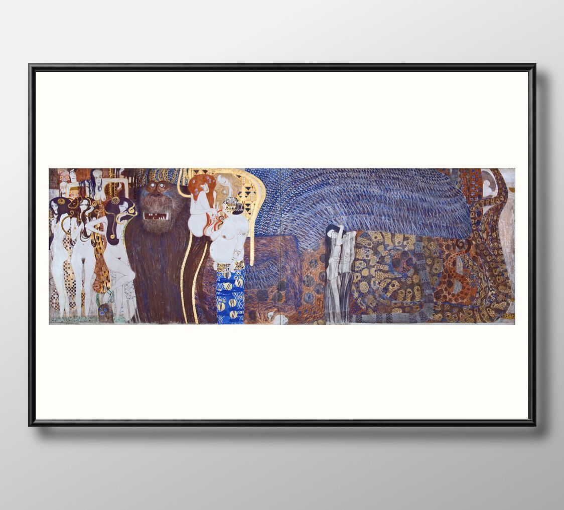 クリムト/ヤングレディース/額装複製画