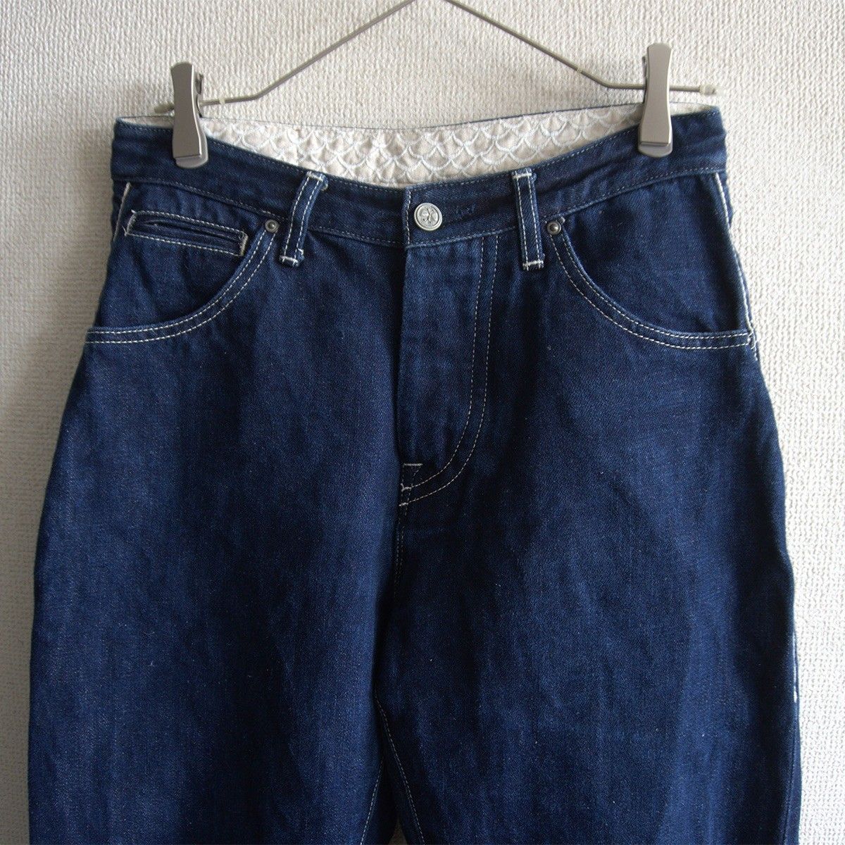 美品】mina perhonen【always ロールアップデニムパンツ】36 ミナ  